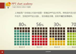 個(gè)性柱形比例關(guān)系PPT圖表1