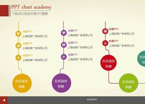 個性設計包含關系PPT圖表