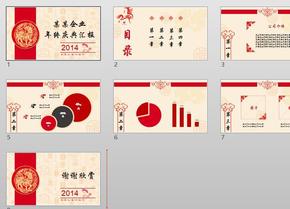 企業(yè)年終慶典匯報(bào)PPT模板