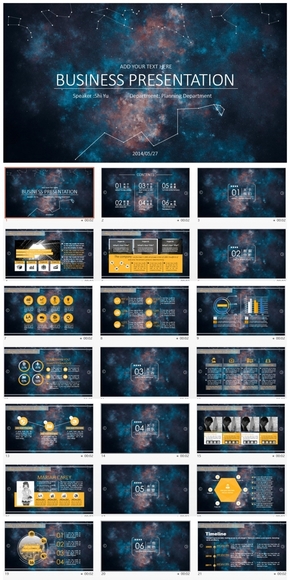 【限時(shí)購】動態(tài)星空范商務(wù)匯報(bào)答辯類PPT模板