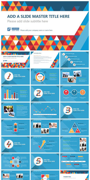 藍(lán)色扁平化通用模板 商務(wù)PPT匯報PPT總結(jié)PPT商業(yè)計(jì)劃PPT簡潔