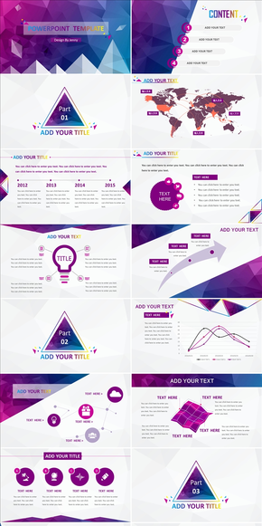 【原創(chuàng)】青春炫彩動態(tài)大氣多邊形設(shè)計(jì)PPT模板