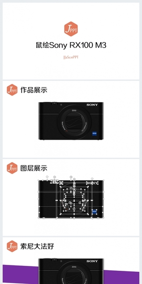 【關(guān)注即送】鼠繪Sony RX100 M3相機(jī)