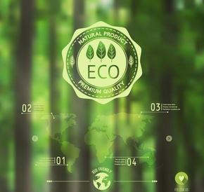 【演界網(wǎng)獨(dú)家信息圖表】綠色-LOGO地圖