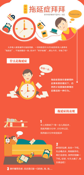 【演界信息圖表】信息可視化-如何戒掉拖延癥