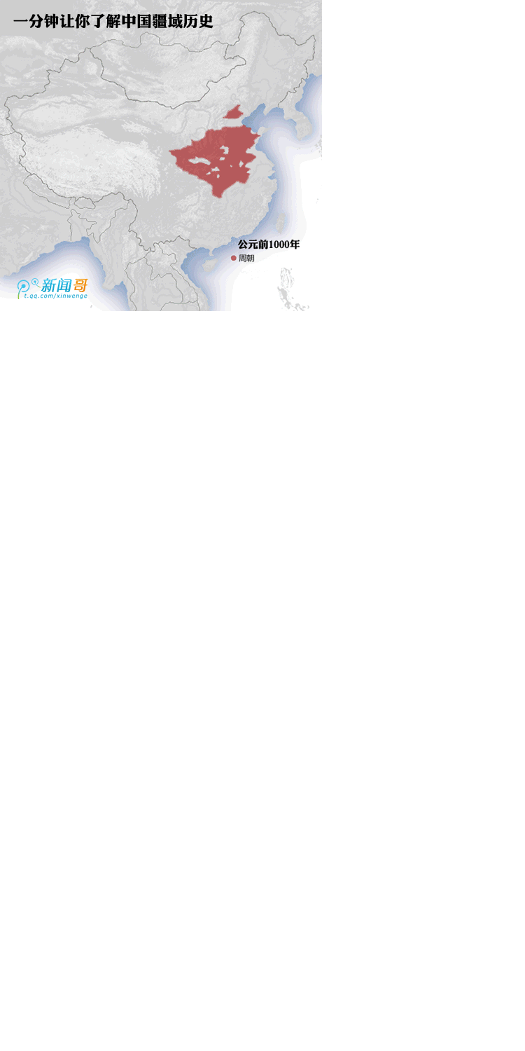 【演界信息圖表】動畫GIF-了解中國疆域歷史