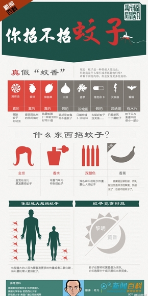 【演界信息圖表】扁平彩色-你招不招蚊子