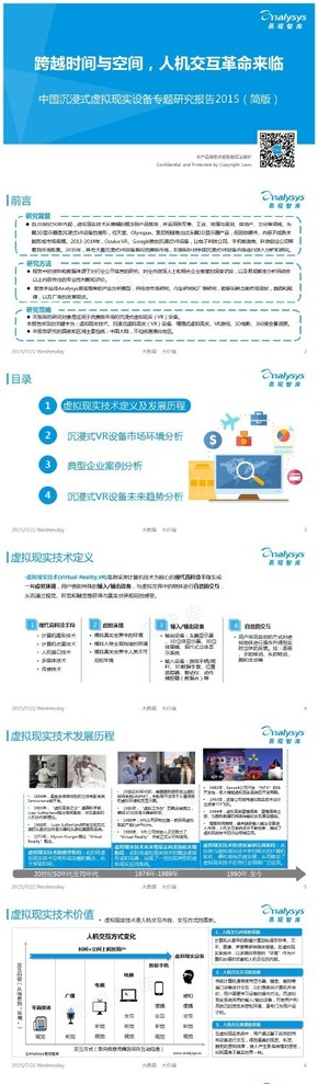 【演界信息圖表】【中國(guó)沉浸式虛擬現(xiàn)實(shí)設(shè)備專題研究報(bào)告2015（簡(jiǎn)版）】