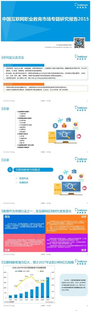 【演界信息圖表】【中國互聯(lián)網(wǎng)職業(yè)教育市場專題研究報告2015】