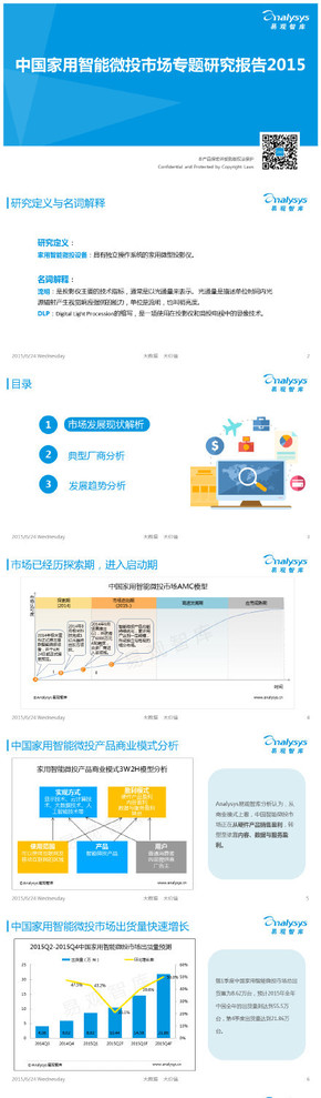 【演界信息圖表】【中國家用智能微投市場專題研究報告2015】