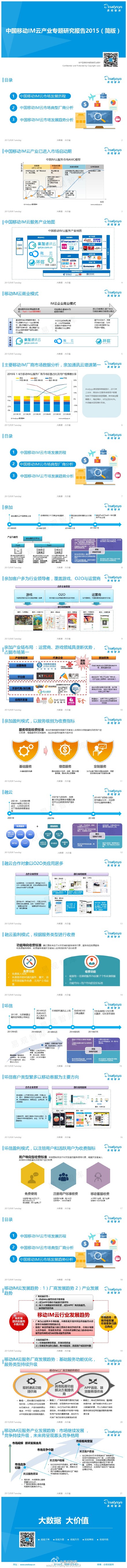 【演界信息圖表】【中國移動IM云產(chǎn)業(yè)專題研究報告2015（簡版）】
