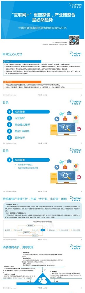 【演界信息圖表】中國(guó)互聯(lián)網(wǎng)家裝市場(chǎng)專題研究報(bào)告2015