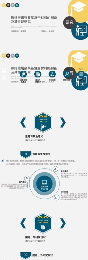 簡約大氣開題報告論文答辯模板