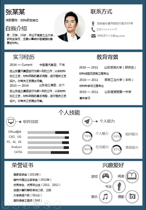 一頁紙簡潔應(yīng)屆畢業(yè)個(gè)人簡歷