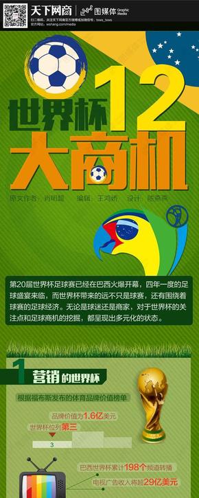 【演界信息圖表】簡(jiǎn)約質(zhì)感- 世界杯里的商機(jī)