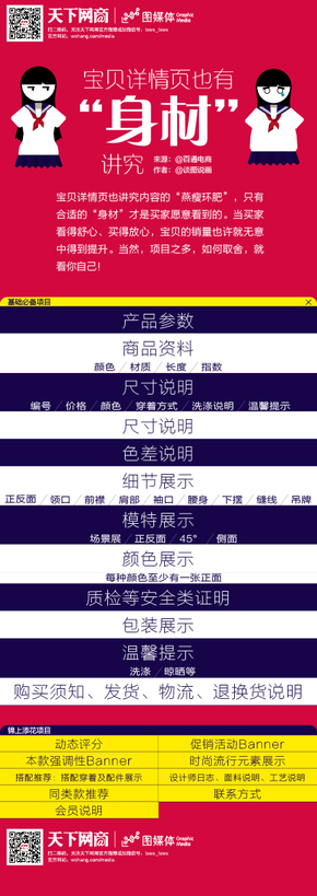 寶貝詳情頁也有“身材”講究