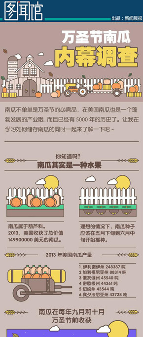 【演界信息圖表】簡約質(zhì)感-萬圣節(jié)帶你看南瓜