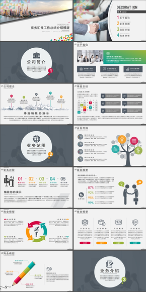 ［keynote模板］動態(tài)實(shí)用主義中文排版商務(wù)年終總結(jié)keynote模板