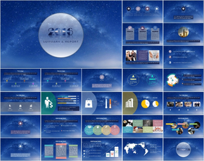 2016年工作總結(jié)PPT 匯報PPT 年終匯報 行業(yè)回報 藍(lán)色 簡約 大氣 keynote模板