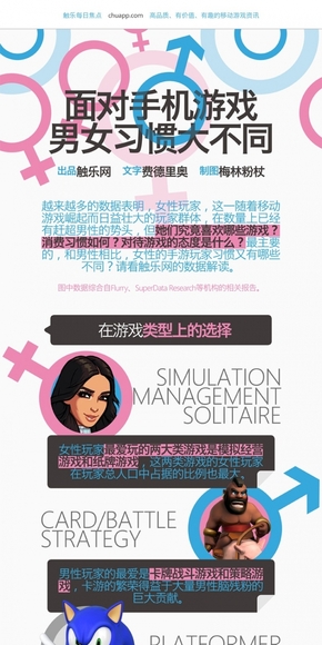【演界信息圖表】路徑式-面對(duì)手機(jī)游戲，男女習(xí)慣大不同