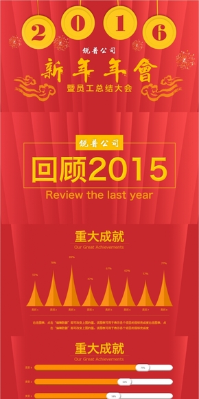 【頒獎(jiǎng)晚會(huì)】2016微立體年會(huì)震撼大氣PPT模板