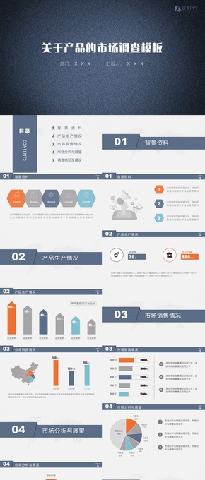 關于產品的市場調查模板