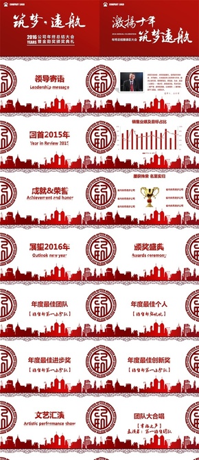 年終慶典頒獎(jiǎng)典禮新年晚會(huì)年會(huì)ppt模板