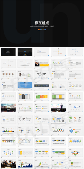 多版式靜態(tài)PPT模板--商業(yè)計劃書--創(chuàng)業(yè)計劃書