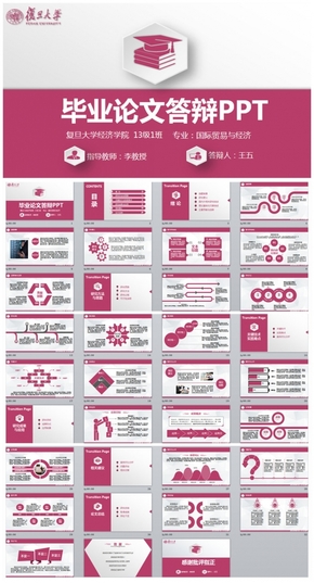 精美典雅畢業(yè)論文答辯PPT模板