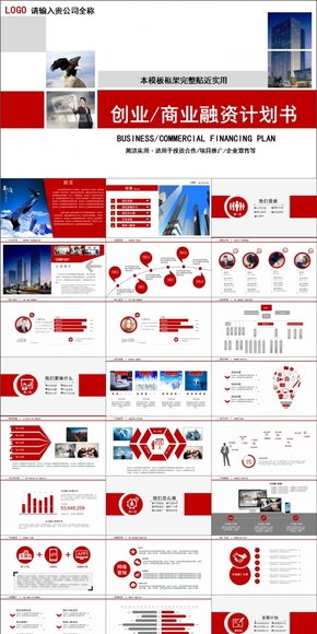 精心設計 完整框架商業(yè)/創(chuàng)業(yè)融資計劃書 企業(yè)/產品宣傳