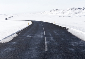 【圖片分享計劃】雪中馬路