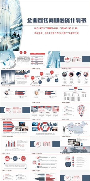 大氣配色 完整框架商務(wù) 創(chuàng)業(yè)融資 企業(yè)宣傳通用