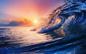 【圖片分享計(jì)劃】夕陽與海浪