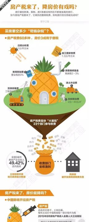 [演界信息圖表]圖文為主-房產(chǎn)稅來了，降房價有戲嗎？