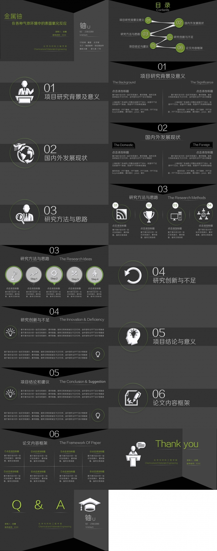 化學(xué)與材料工程學(xué)院畢業(yè)論文答辯（已嵌入字體）