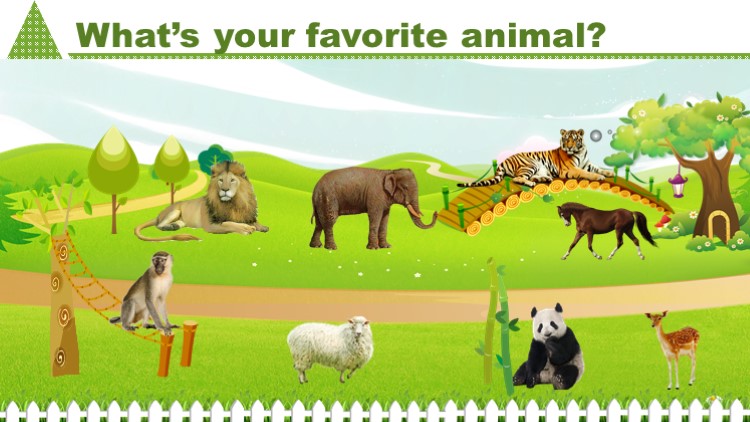 幼儿小学英语《animals》动物ppt课件公开课示范课优质课