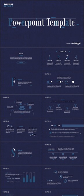 【深藍(lán)典雅】屏住呼吸大氣商務(wù)匯報(bào)方案