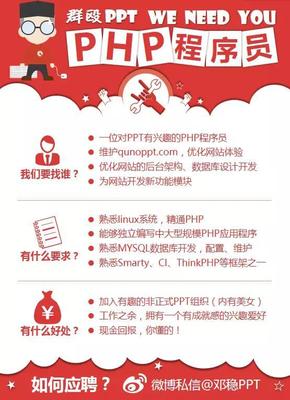 php程序员招聘_php程序员招聘海报PSD素材(4)