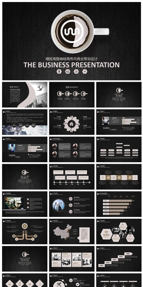 精致高雅特色商務策劃書PPT設(shè)計