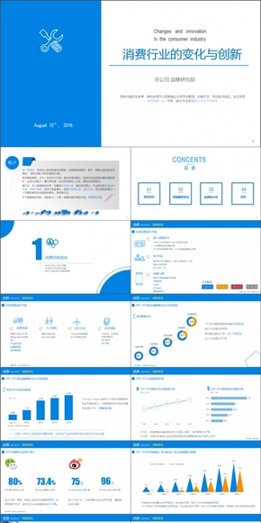 消費行業(yè)變化與創(chuàng)新【商務PPT工作匯報】