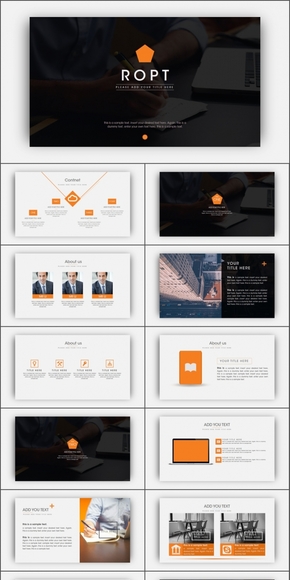  Euramerican ppt demo template