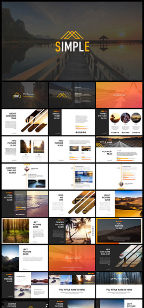 【橙色】歐美風企業(yè)介紹企業(yè)宣傳計劃總結匯報等多種圖形圖表通用PPT模板