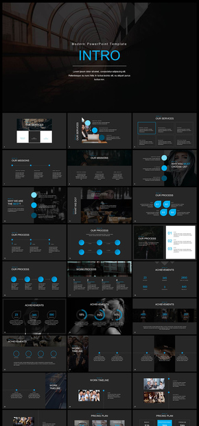 深色歐美風(fēng)企業(yè)介紹團(tuán)隊(duì)介紹商務(wù)匯報商業(yè)計(jì)劃工作匯報年終總結(jié)新年計(jì)劃數(shù)據(jù)分析等企業(yè)商務(wù)通用PPT模板
