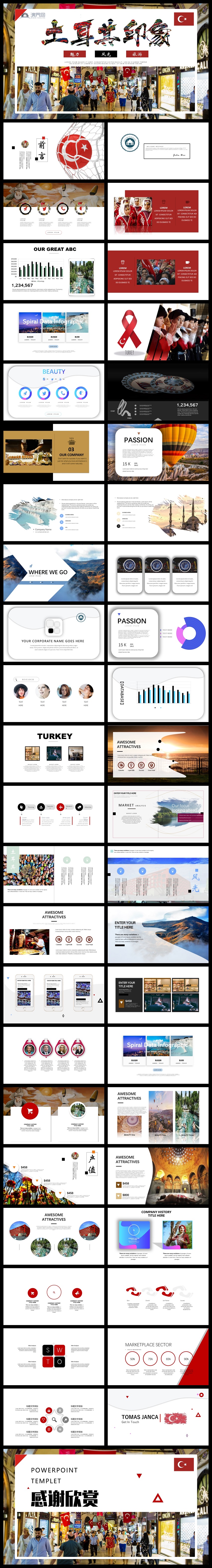 【土耳其旅游】高端宣傳模板 旅游公司企業(yè)宣傳 風(fēng)光無限 商機(jī)無限
