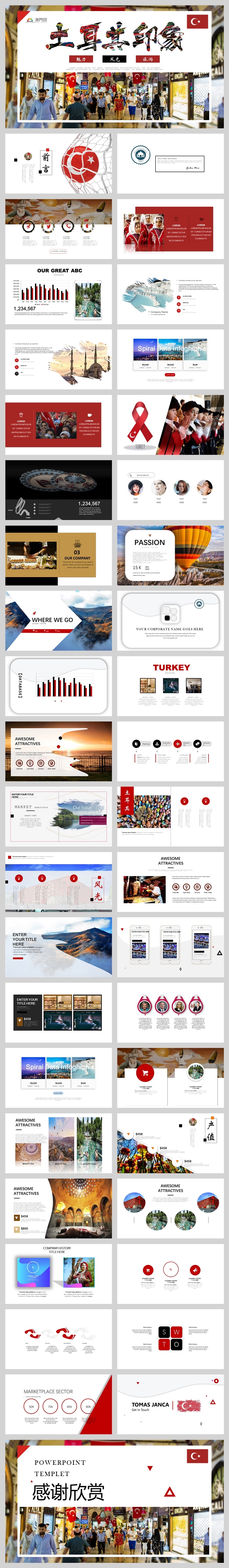 【土耳其旅游】高端宣傳模板旅游公司企業(yè)宣傳