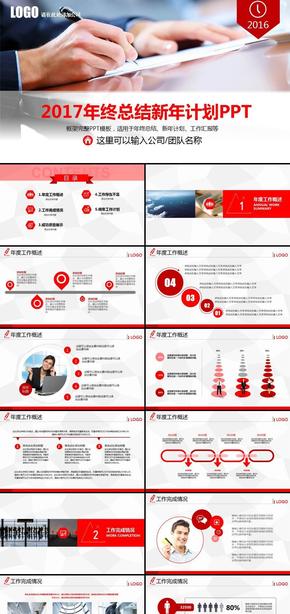 紅色大氣年終工作總結新年計劃工作報告述職報告商務匯報動態(tài)ppt模板