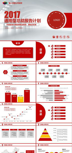 紅色大氣年終工作總結(jié)新年計劃工作報告述職報告商務匯報動態(tài)ppt模板