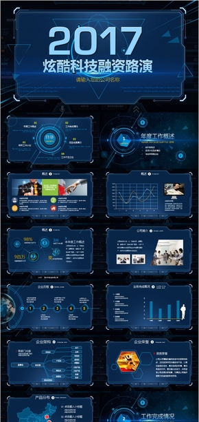 2017年最新科技融資路演工作總結(jié)PPT模板
