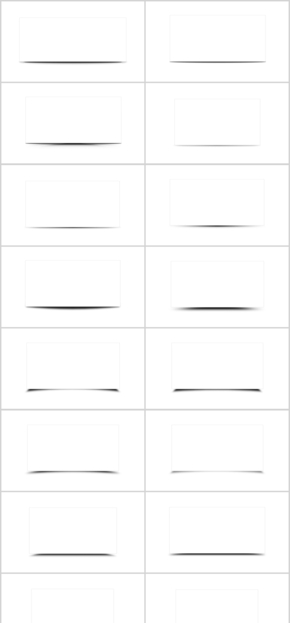 最全的PPT陰影圖框、文字框、紙面