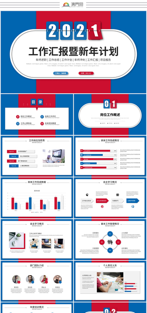 創(chuàng)意商務2021工作匯報年終總結(jié)工作計劃總結(jié)年終總結(jié)述職報告ppt模板